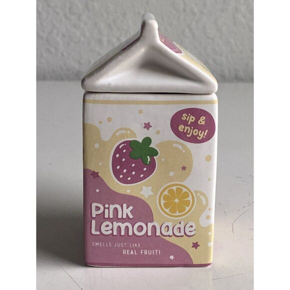 DW Home Goodies Pink Lemonade Scented Candle 6.4 Oz Juice Box NEW - Picture 5 of 10